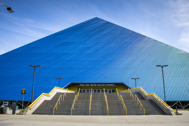 The Walter Pyramid in Long Beach, CA